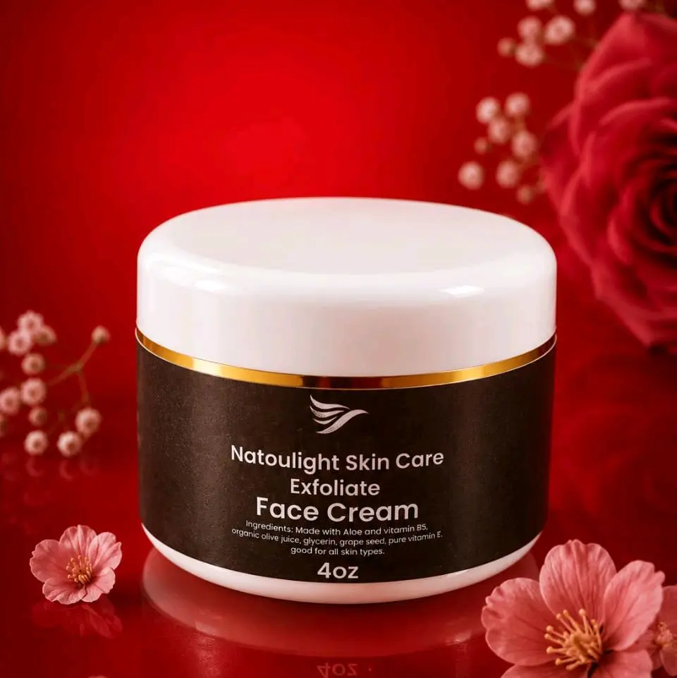Natoulight skin care exfoliate face cream