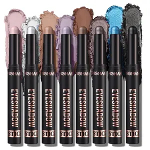 Langmanni 8 Color Eyeshadow Stick Long-Lasting Easy Application Natural Matte Eye Shadow Pen Set, Radiant Finish Makeup, Eye Makeup Product