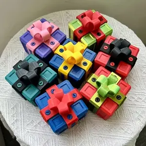 Annoying Gift Box with Screws, 3D Printed Prank Box, Adult Gift Card Cash Puzzle Box, Fun Fidget Box, Holiday Decorations, Funny Birthday Gifts