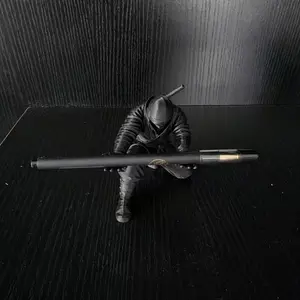 Ninja Samurai Pen Holder, Stylish Desk Accessory, Corporate Work Desk Accessories, Holds Ballpoint Pens, Ink Pens, Pencils, Ideal Gift for Friends and Colleagues