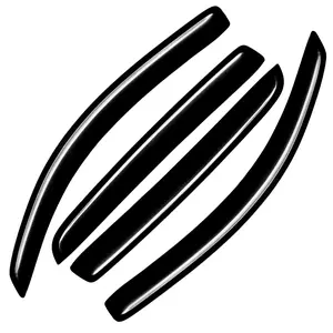 For 2016-2023 Toyota Tacoma Crew Cab In-Channel Window Visors Wind Deflectors Sun Rain Guards Vent