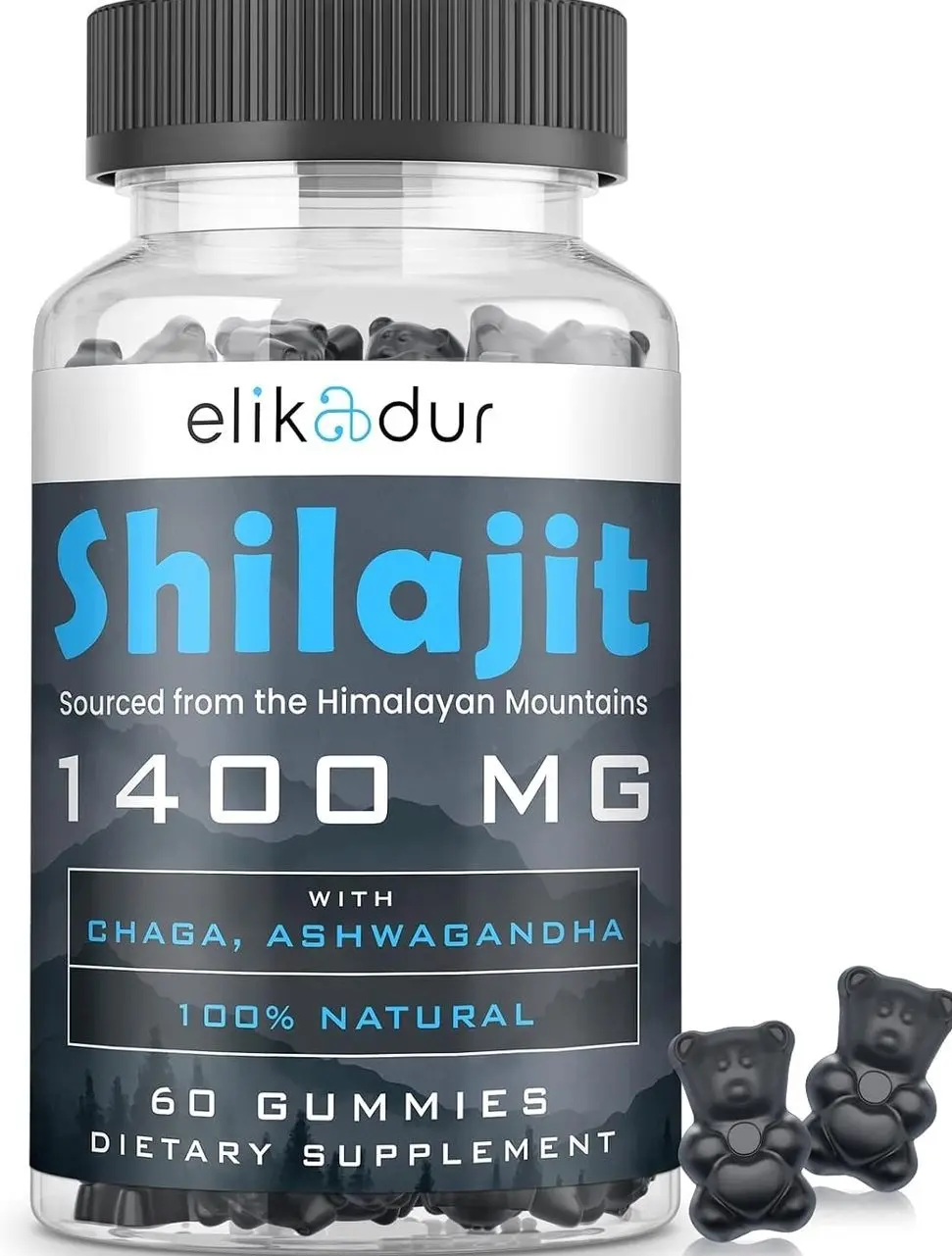 84,000 MG Organic Shilajit Gummies with 85+ Trace Minerals, Fulvic Acid, Shilajit for Men & Women, Energy & Immune Support, High Potency Gold Grade, Sugar-Free, Vegan, 100% Natural 60 Gummies
