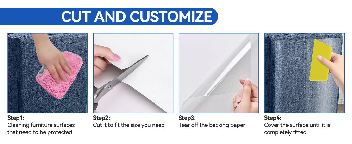 AISOON 36 Pack Cat Scratch Furniture Protector - Self-Adhesive Couch Protectors, Anti-Scratch Deterrent, Protects Furniture from Cat Claws and Scratching Home