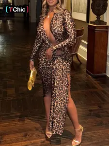 DOUCIU Bar Nightclub Party Dance Social Sexy Hot Beautiful Women'S Thin Bevel Design Printed Long Sleeve Elegant Formal Dress