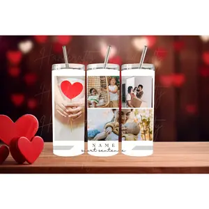 Collage photo customized tumbler, Personalized photo tumbler, custom collage tumbler