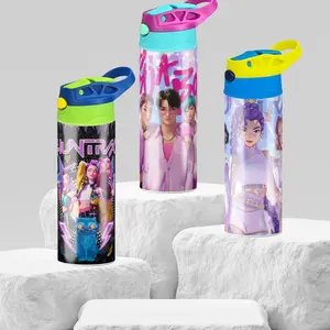 Kpop Inspired 12 oz kids tumbler. Double wall insulated Water bottle