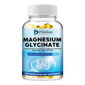 Pslalae High Absorption Magnesium Glycinate Lysinate 60/120 Capsules