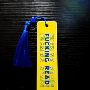 F*cking Read Aluminum Bookmark