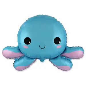 31" Happy Octopus Mylar Balloon