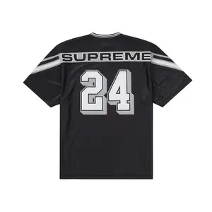 Supreme Men's Jacquard Rib Football Jersey Black, from StockX