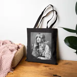 Stevie Nicks Tote Bag: I Am My Own Magic, Cotton Canvas Eco-Friendly Bag
