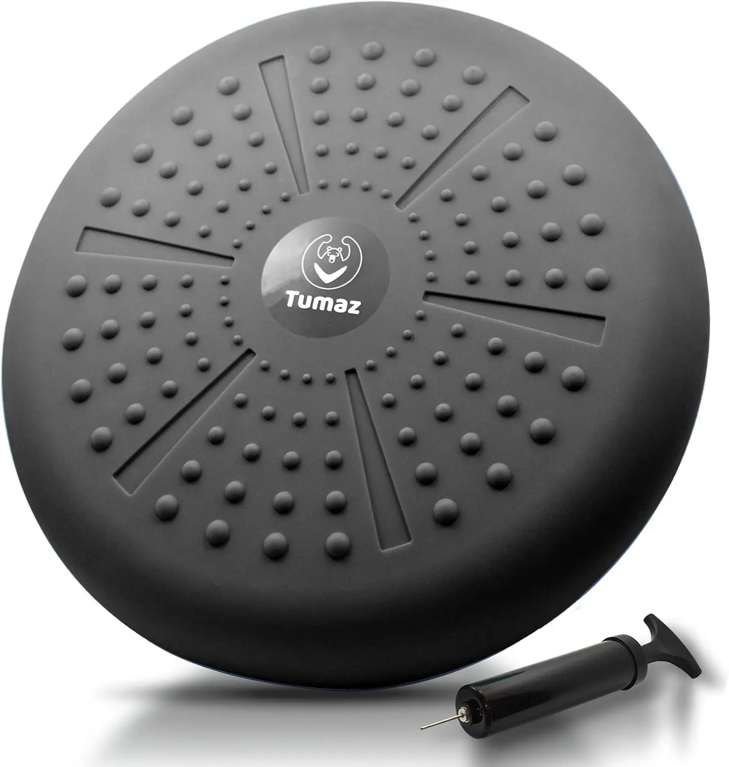 Wobble Cushion Wiggle Seat Core Balance Disc with Pump | Extra Thick | Supports Active Sitting | For Sensory Kids | Core Training| Office, Home & Classroom Gift