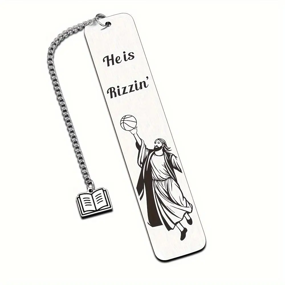 Creative Design Stainless Steel Bookmark, Creative Bookmark with Chain, Book Mark for Men & Women, Book Accessories, Ideal Present for Holiday & Birthday