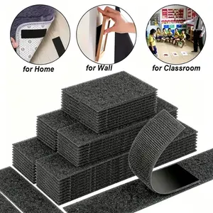 Heavy Duty Hook & Loop Mounting Tape,Reusable Adhesive Fastener Strips for Picture Hanging,Cable Management,No-Drill Home Organization & Renter-Friendly DIY,Home Organization,back to school