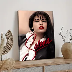 Selena Poster Canvas Oil Decor Wall Art Painting Modern Aesthetic Print Decoration Waterproof Gift Idea for Home Preferred Gift Giving Option