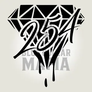 Custom area code diamond vinyl decal