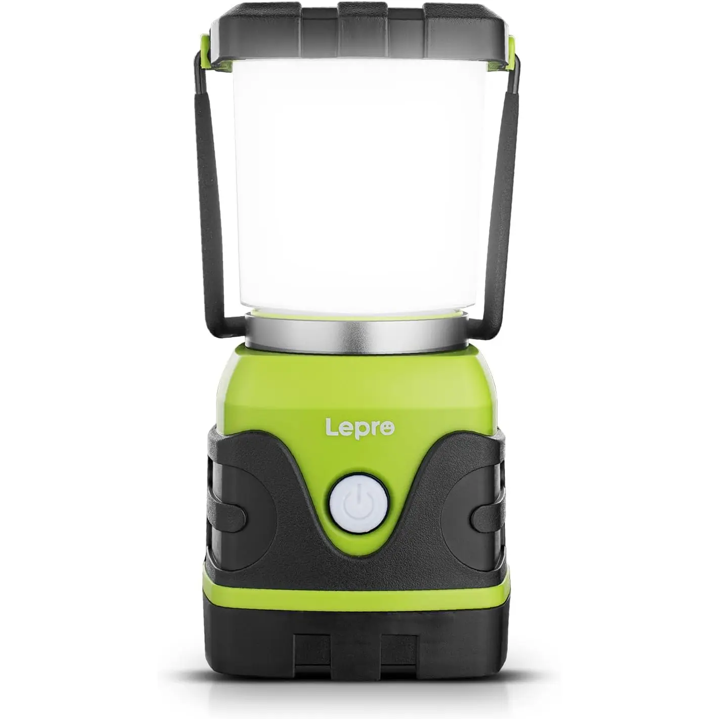 Lepro 1000LM Battery Powered LED Camping Lantern, Green Tent Light with 4 Light Modes, Camping Essentials, Waterproof Lantern Flashlight for Camping, Emergency Light, Power Outages, Not Rechargeable Lighting EVER