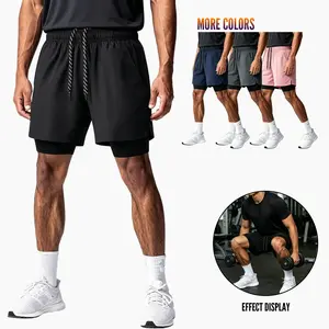 Clean Gent Summer New Collection: 3-pack/single-pack athletic shorts with reflective stripes for nighttime wear; men’s shorts featuring stretch comfort, a drawstring elastic waistband, machine washable, durable, great gift for husband, son, or Father’s Da