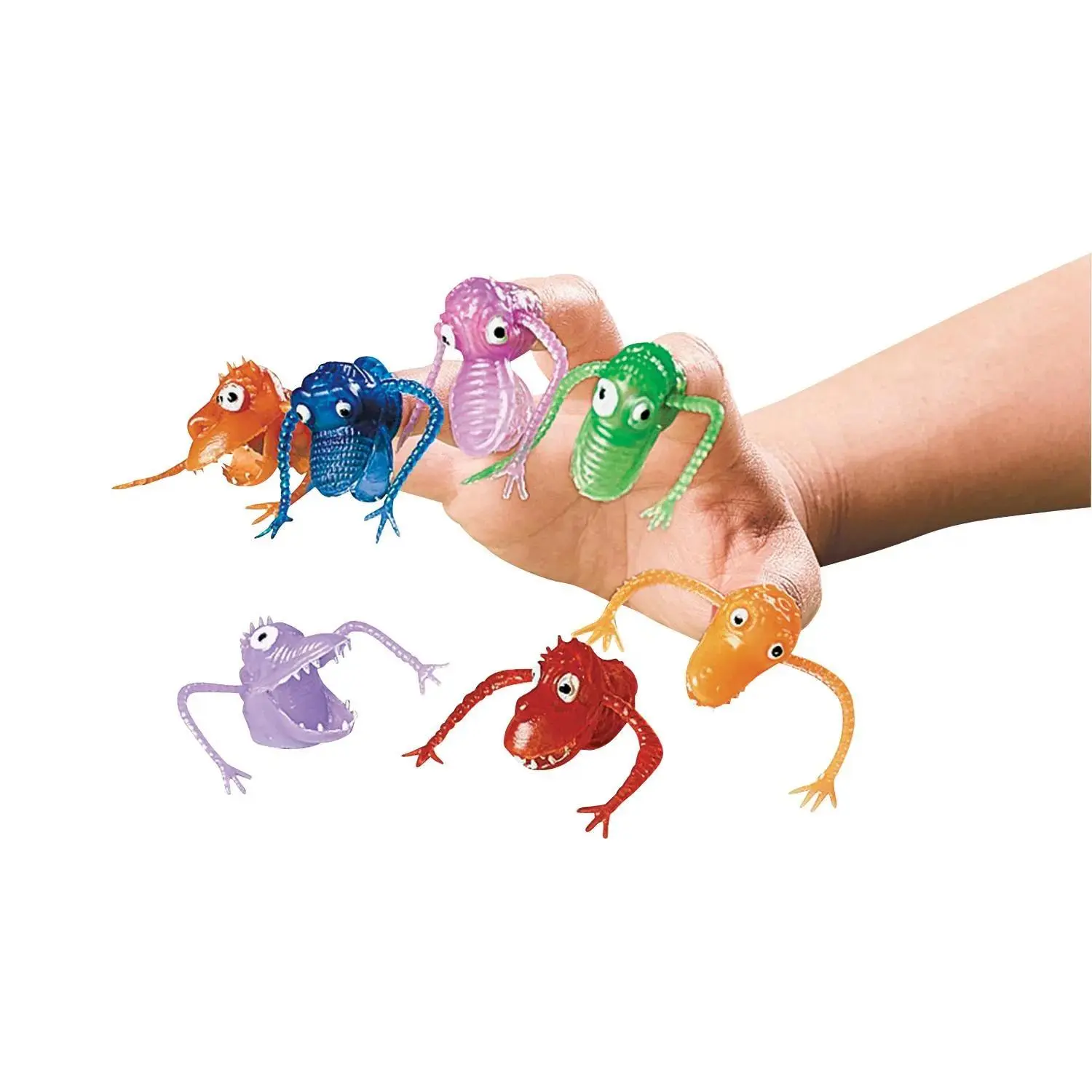 Bulk 72 Pc. Mini Neon Finger Puppets
