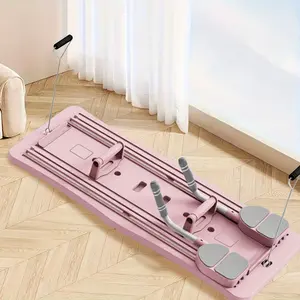 4-in-1 Multifunctional Fitness Board - Portable, Foldable, Effective for Abdominal & Core Strength Training, Home Gym Equipment Multi-Functional Pilates