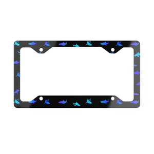Shark License Plate Frame, Great White Shark Car Decor, Ocean Life Car Accessories for Men & Women, Shark Lover Gift Idea, Marine License Plate Cover