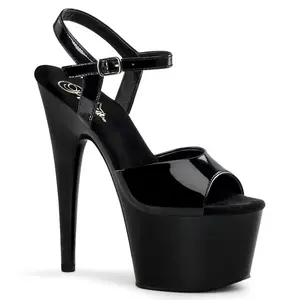 ADORE-709 Black Heel Sandal Women's Footwear with Elegant Design and Comfortable Fit