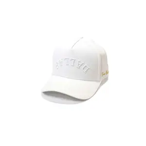 Precurved Dallas snapback - TONAL WHITE