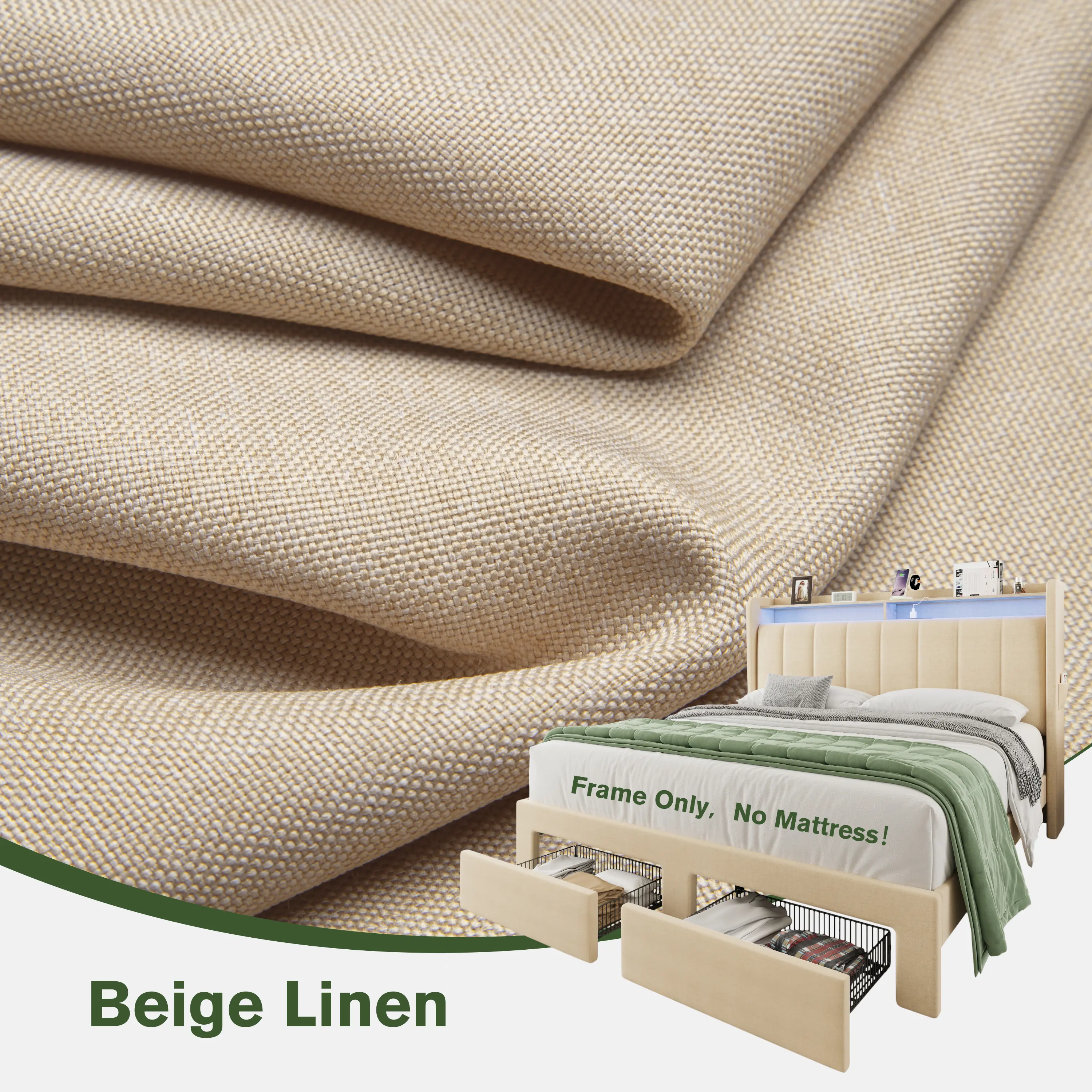 Beige Linen