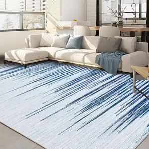【GARVEE】Washable Modern Rugs - Available in Sizes 9x12, 8x10, 5x7, and 2x6 - Geometric and Striped Designs, Non-Slip, Stain Resistant, Soft Polyester for Living Room, Bedroom, Office, Kitchen, Entryway