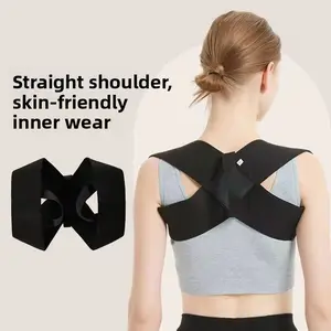 Open shoulder straps, hunchback shoulder straps, beautiful sitting back, straight back, invisible and breathable fitness back, good posture strap