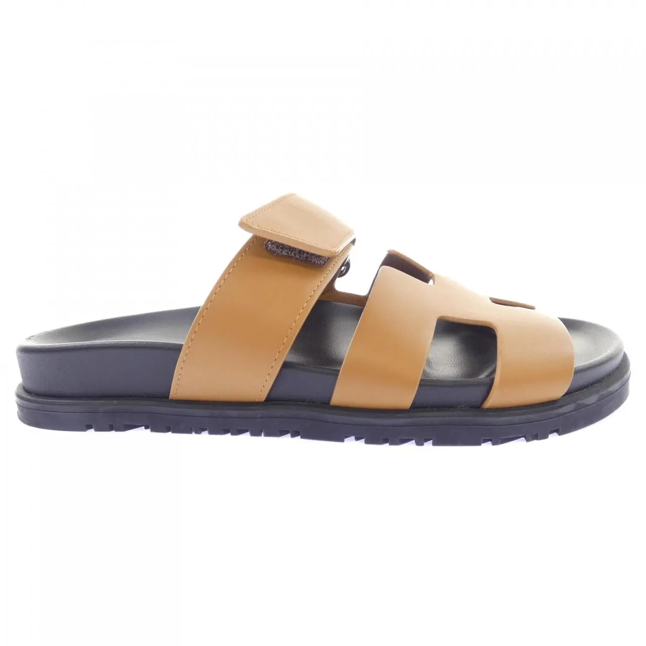 Pre-owned HERMÈS Calfskin Small Leather Goods Hermes Chypre Sandals
