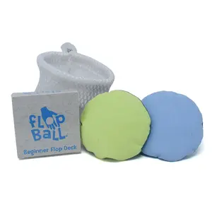 Flop Ball — The Hand Hacky Sack for Tosses, Stalls & Tricks | 2-Pack Starter with Flop Deck