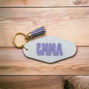 Acrylic customized keychain - Enter name in order comments
