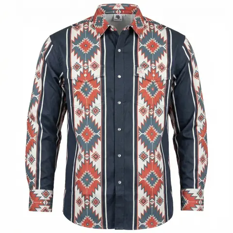 WoahBros Aztec Fr Long Sleeve Shirt