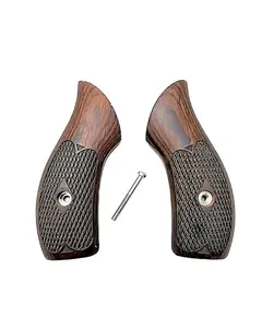 Premium Grips Compatible Replacements for Smith & Wesson J Frame Round Butt