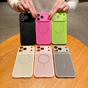 MagSafe-compatible cases for iPhone 17, 16, 15, 14, 13 Pro, and Pro Max; slim, comfortable, and offering all-around heat dissipation.--3994