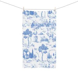 Anti-Trump Subtle Message Hand Towel, Toile Kitchen Towel, F k Trump Tea Towel, Political Home Decor