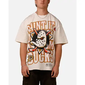 Culture Kings Anaheim Ducks Lets Go Ducks Vintage T-Shirt Off White