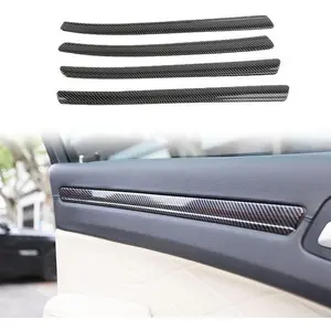 Carbon Fiber 4 Doors Panel Decor Trim Cover for 2015-2021 Chrysler 300
