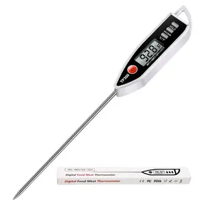 Digital Instant Read Food Thermometer for Meat Candy Cooking BBQ Grill Oil Milk Bath Water Deep Fry Candle Temperature