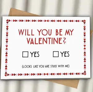 Will You Be My Valentine Greeting Card