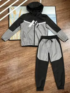 Men's Trendy Casual Spring And AutumnSportswear(reflective stripe),Two-piece Hooded Sweat shirt Boutique Sportswear Set,Sportswear Set,Sweatpant Hooded Sweatshirt Set,Spring Autumn Winter Casual Long Sleeve Two-piece SetSweatsuit Loose Sporty Comfy Breath