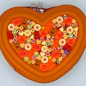 Sweet Heart Valentine’s Day Junk Charm Purse - Elegant Design for a Heartfelt Gift