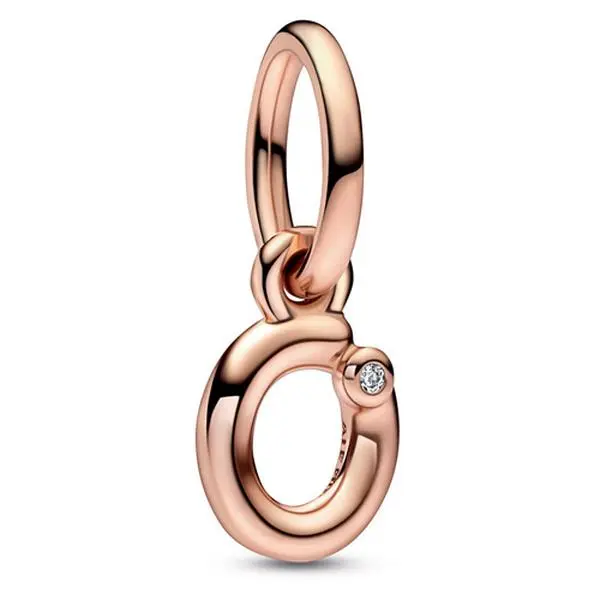 Pandora Letter O Script Alphabet Dangle Charm 782468C01