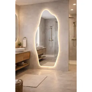 Sapphire Irregular Mirror - Elegant Asymmetrical Wall Mirror | Alpken