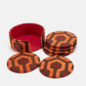 "The Shining" Overlook Hotel Round Coaster Set with Holder