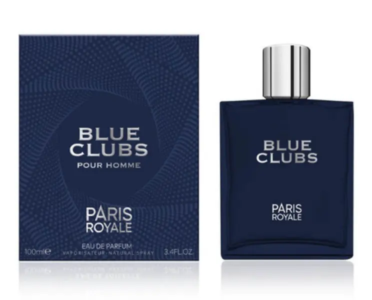 Blue Clubs Eau De Parfum 3.4 FL OZ Cologne for Men