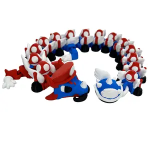 Plumber Inspired Desk Decor | Retro Game Style Chain Creature Display | Gamer Gift | Gaming Room Decor | Unique Desk Accessory