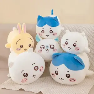 Chiikawa Series Long Doll Plush Cartoon Hachiware Soft Pillow Cute Plush Doll Ornament Anime Plush Gift for Girl Home Decoration