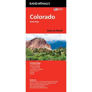 Rand McNally Easy to Read: Colorado State Map